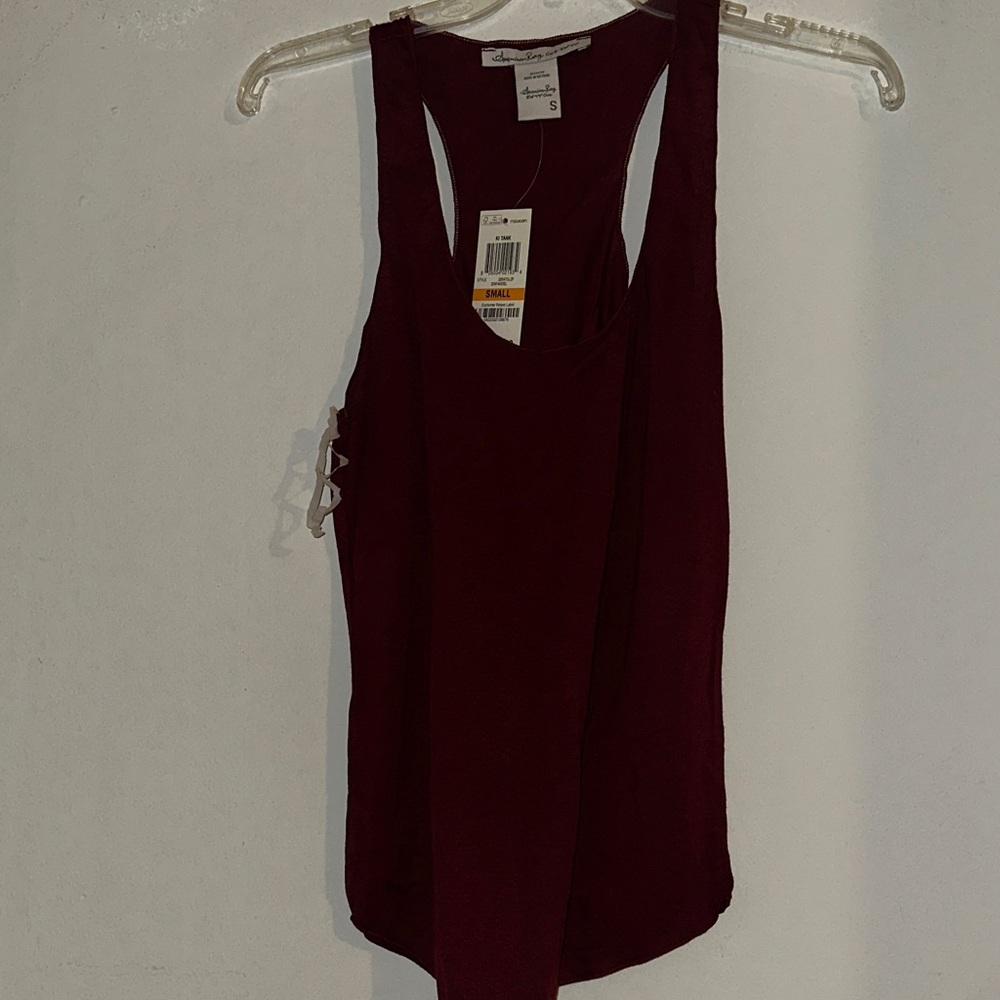 Burgundy Tank Top